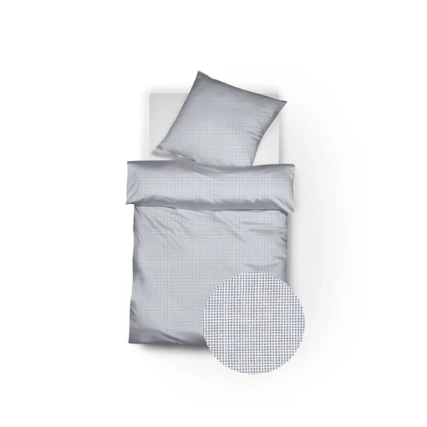 Fleuresse Porto Bettwäsche-Garnitur – 135×200 / 80×80 Cm – Anthrazit 1