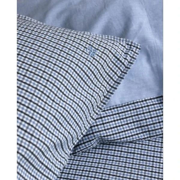 Marc O’Polo Kiruna Perkal-Bettwäsche – 155×220 / 80×80 Cm – Blue 3