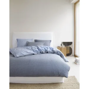 Marc O’Polo Kiruna Perkal-Bettwäsche – 155×220 / 80×80 Cm – Blue 9