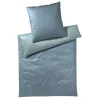 Elegante Perfect Jersey Bettwäsche-Set – 155×220 / 80×80 Cm – Misty Blue 13