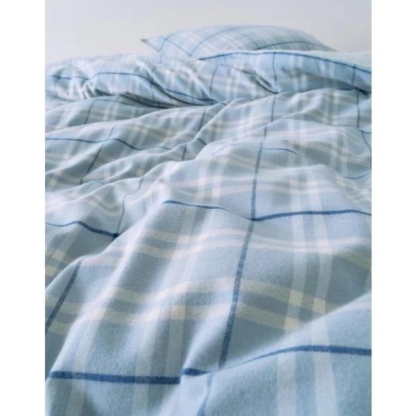 Marc O’Polo Espen Bettwäsche Aus Bamwoll-Flanell – 135×200 / 80×80 Cm – Powder Blue 4