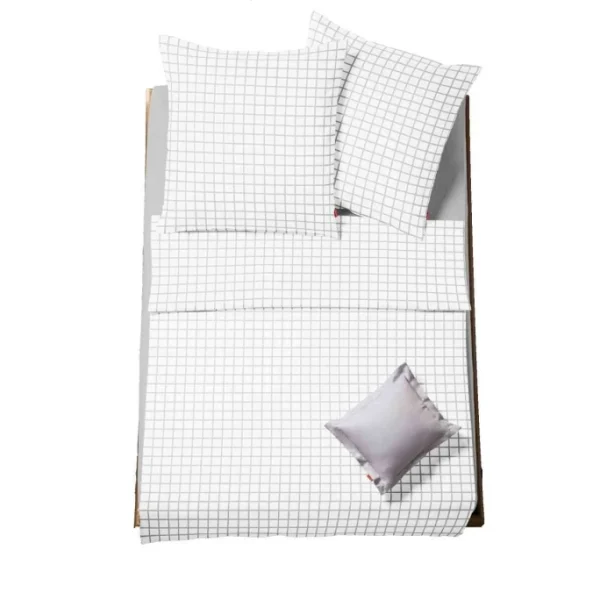 Fleuresse Heidelberg RV Batist-Bettwäsche – 135×200 / 80×80 Cm – Weiß 1