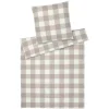 Elegante Chess Bettwäsche-Set Aus Soft-Flanell – 155×220 / 80×80 Cm – Rosenholz 11