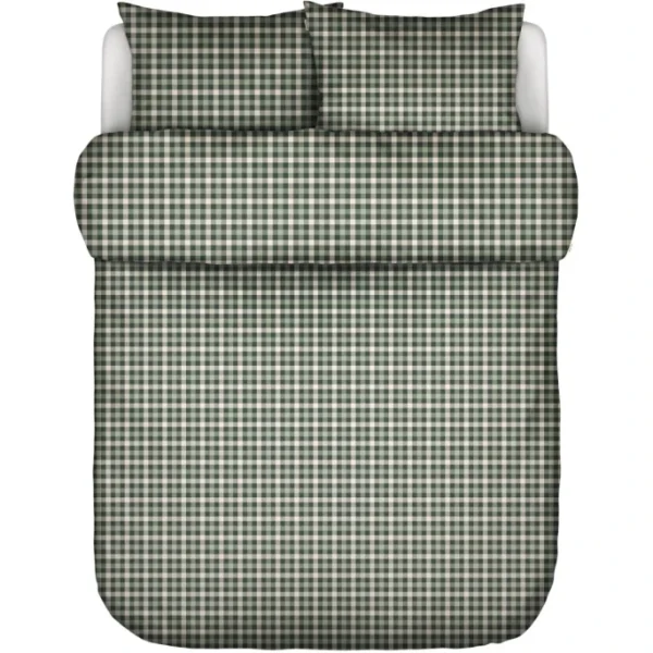 Marc O’Polo Rune Bettwäsche Aus Flanell – 200×220 / 2x80x80 Cm – Deep Forest 1