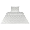 Elegante Courage Bettwäsche Aus Mako-Satin – 155×220 / 40×80 Cm – Weiß 7