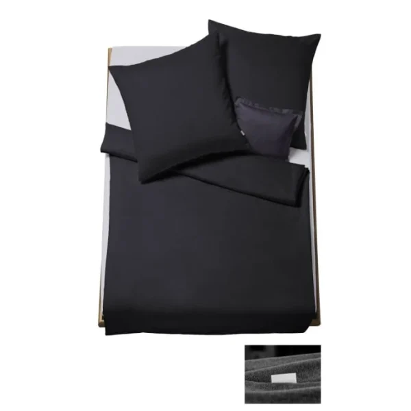 Fleuresse Achat Bettwäsche – 135×200 / 80×80 Cm – Anthrazit 1