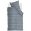 At Home Soft Shine Bettwäsche-Set – 135×200 / 80×80 Cm – Blau Grau 11