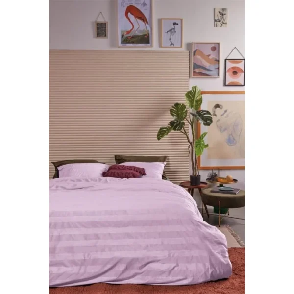 At Home Soft Shine Bettwäsche-Set – 155×220 / 80×80 Cm – Lila 3