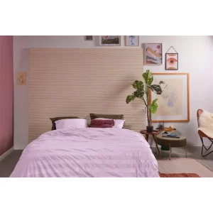 At Home Soft Shine Bettwäsche-Set – 155×220 / 80×80 Cm – Lila 9