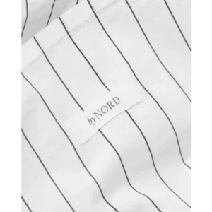 ByNORD Dagny Bio Bettwäsche-Set Aus Perkal – 135×200 / 80×80 Cm – Snow White Coal 9