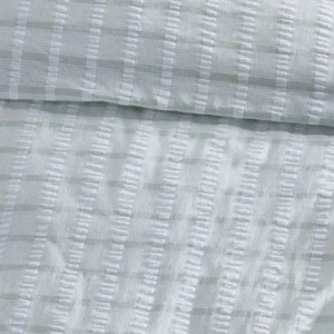 Fleuresse Rio Bettwäsche-Set Aus Seersucker – 135×200 / 80×80 Cm – Mint 6