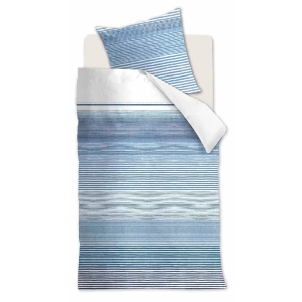 Riviera Maison Rivièra Maison Destination Bettwäsche-Set – 200×200 / 2x80x80 Cm – Blue 1