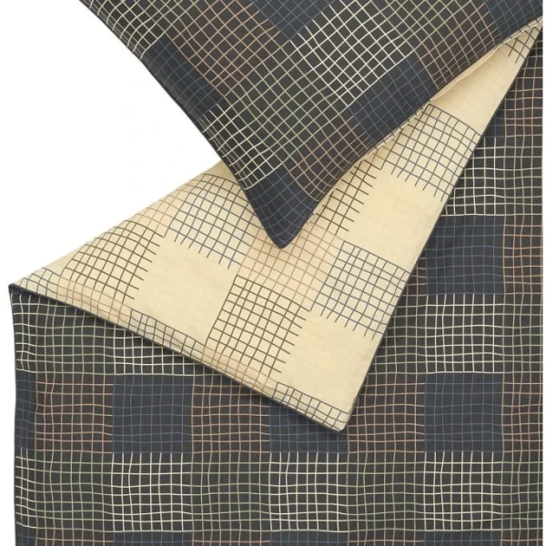 ESPRIT Home Madison Bettwäsche-Set Aus Satin – 135×200 / 80×80 Cm – Navy 3