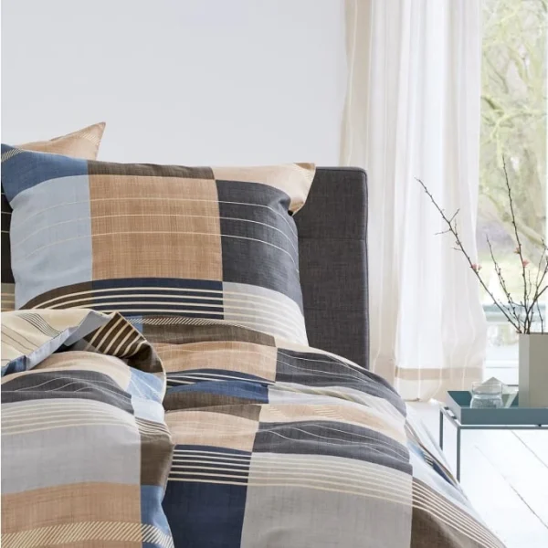 ESPRIT Home York Bettwäsche-Set Aus Renforcé – 155×220 / 80×80 Cm – Blue 5