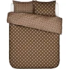 ESSENZA HOME Essenza Teades Bettwäsche-Set Aus Satin – 155×220 / 80×80 Cm – Light Leather 16