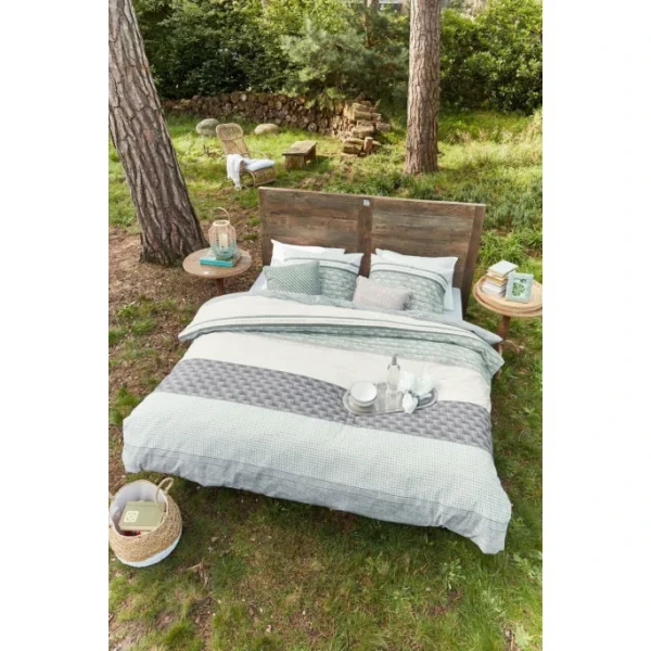 Riviera Maison Rivièra Maison Pure Resort Bettwäsche-Set – 200×200 / 2x80x80 Cm – Green 3
