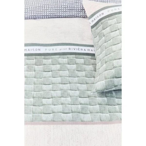 Riviera Maison Rivièra Maison Pure Resort Bettwäsche-Set – 200×200 / 2x80x80 Cm – Green 4
