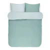 Marc O’Polo Washed Chambray Bettwäsche-Set – 155×200 / 80×80 Cm – Aqua 13