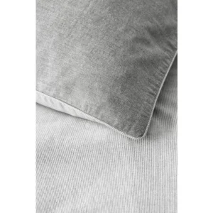 Marc O’Polo Washed Chambray Bettwäsche-Set – 200×200 / 2x80x80 Cm – Grey 7