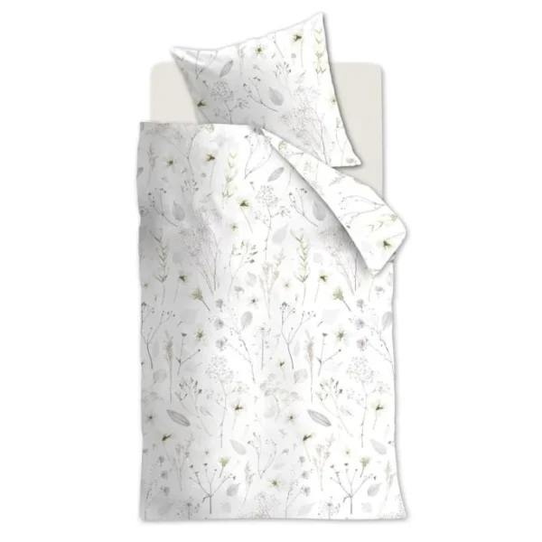 Beddinghouse Nostalgic Bettwäsche-Set Aus Renforcé – 135×200 / 80×80 Cm – Weiß 1
