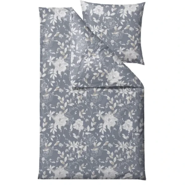 Södahl Garden Bloom Bettwäsche- Set – 135×200 / 80×80 Cm – Grey 1