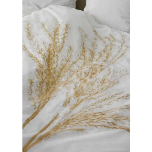 Södahl Grass Bio Bettwäsche-Set – 135×200 / 80×80 Cm – Mustard 6