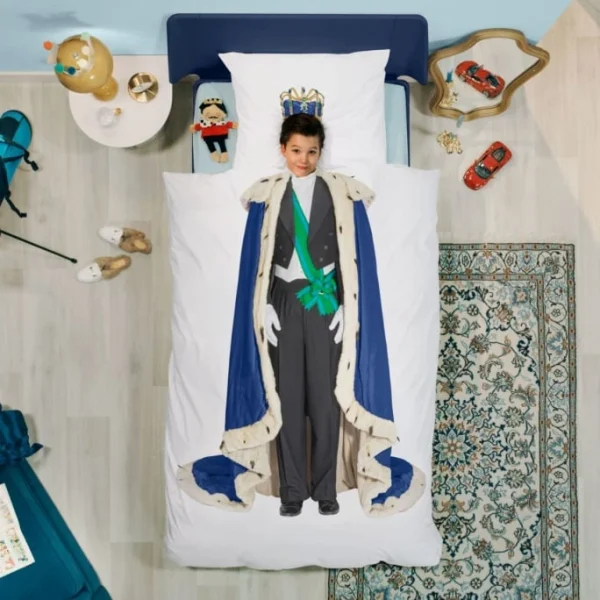 SNURK King Bettwäsche-Set – 135×200 / 80×80 Cm – Weiß 5