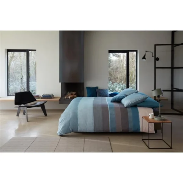 Beddinghouse Bodhi Bettwäsche Aus Mako-Satin – 135×200 / 80×80 Cm – Blau 4