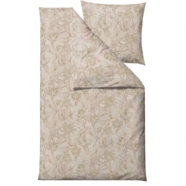 Södahl Foliage Bio Bettwäsche-Set – 155×220 / 80×80 Cm – Terracotta 1