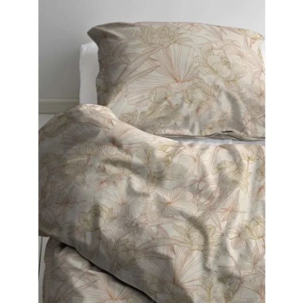 Södahl Foliage Bio Bettwäsche-Set – 155×220 / 80×80 Cm – Terracotta 3