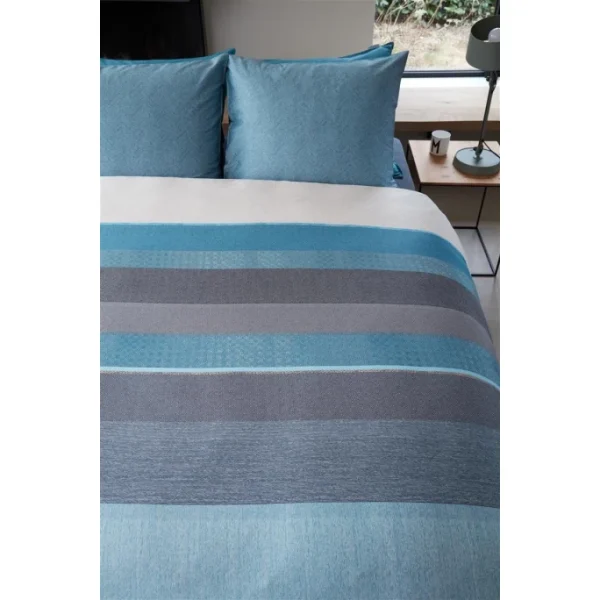 Beddinghouse Bodhi Bettwäsche Aus Mako-Satin – 135×200 / 80×80 Cm – Blau 6