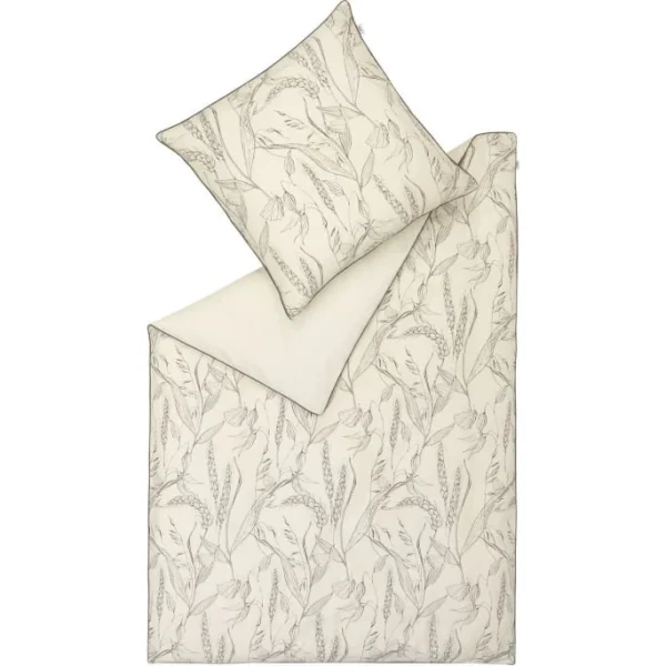 Schöner Wohnen Grainfield Bettwäsche-Set – 135×200 / 80×80 Cm – Natur 1