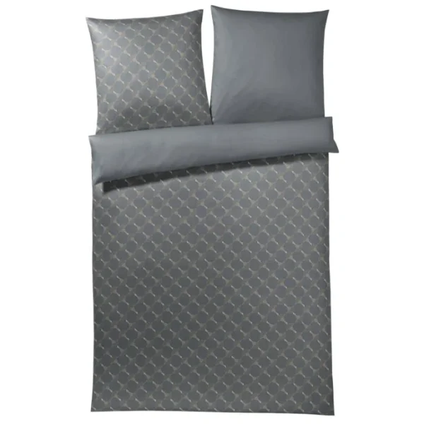 JOOP! Cornflower Gradiant Bettwäsche Aus Mako-Satin – 135×200 / 80×80 Cm – Stein 1