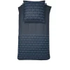 Damai Basha Bettwäsche-Set Aus Bio-Baumwolle – 135×200 / 80×80 Cm – Indigo 13
