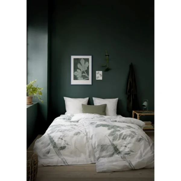 Södahl Grass Bio Bettwäsche-Set – 135×200 / 80×80 Cm – Jade Green 5