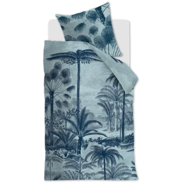 At Home Tour Du Monde Bettwäsche-Set – 155×220 / 80×80 Cm – Blau Grün 1