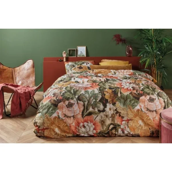 At Home Memory Bettwäsche-Set – 155×220 / 80×80 Cm – Ocker 4