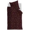At Home Living World Bettwäsche-Set – 155×220 / 80×80 Cm – Aubergine 13