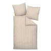 Janine Modern Classic 3912 Bettwäsche-Set Aus Satin – 155×200 / 80×80 Cm – Beige 11