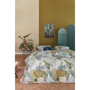 At Home Hidden Bettwäsche-Set – 155×220 / 80×80 Cm – Grün 6