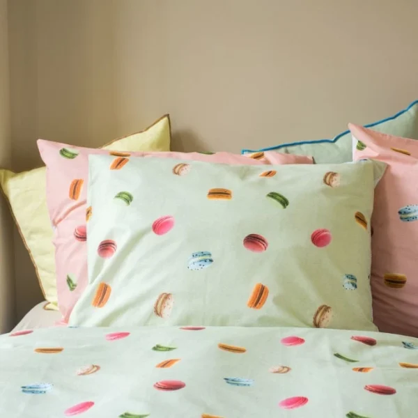 SNURK Macarons Bettwäsche-Set – 135×200 / 80×80 Cm – Green 4