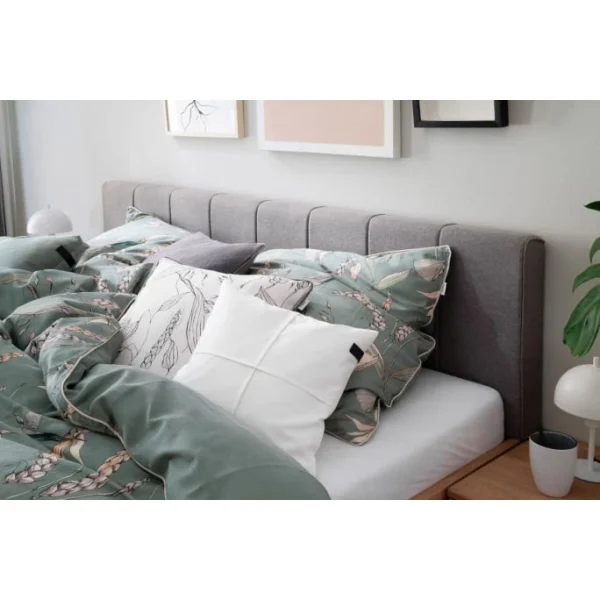Schöner Wohnen Grainfield Bettwäsche-Set – 135×200 / 80×80 Cm – Salbei 6