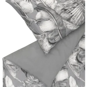 Schöner Wohnen Jungle Mood Bettwäsche-Set – 155×220 / 80×80 Cm – Grau 12