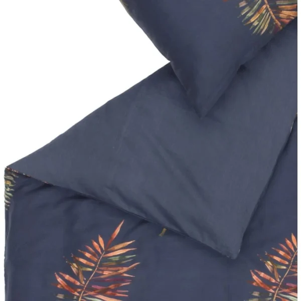 Schöner Wohnen Jungle Mood Bettwäsche-Set – 135×200 / 80×80 Cm – Navy 3