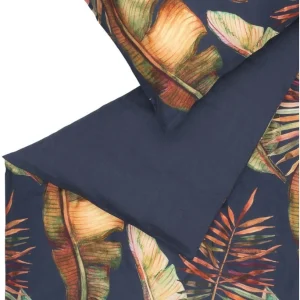 Schöner Wohnen Jungle Leaves Bettwäsche-Set – 135×200 / 80×80 Cm – Marine 8