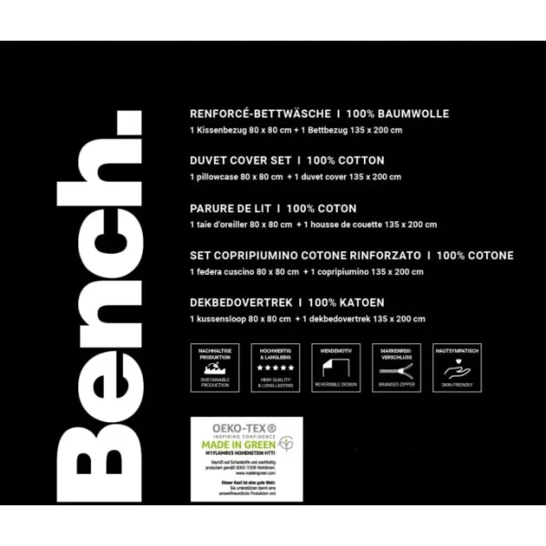 Bench Hawaii Bettwäsche-Set Aus Renforcé-Baumwolle – 135×200 / 80×80 Cm – Bunt 7