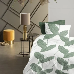 Damai Blade Bettwäsche-Set Aus Bio-Baumwolle – 155×220 / 80×80 Cm – Green 7