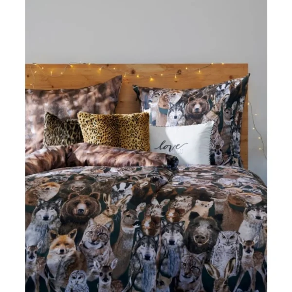 Apelt Winterwelt William GOTS Wendebettwäsche-Set Aus Satin – 155×220 / 80×80 Cm – Braun 4