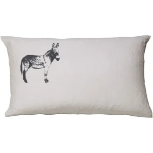 Elegante Esel Bettwäsche-Set Aus Halbleinen – 135×200 / 40×80 Cm – Kreide-anthra 11