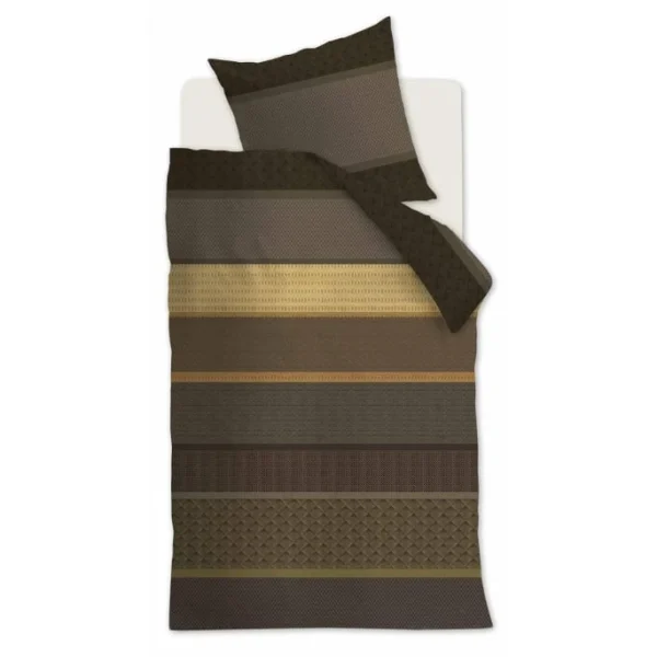 Beddinghouse Observer Bettwäsche-Set – 155×220 / 80×80 Cm – Gold 1